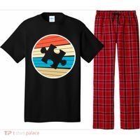 Retro Autism Awareness Puzzle Piece Pajama Set thumb 0