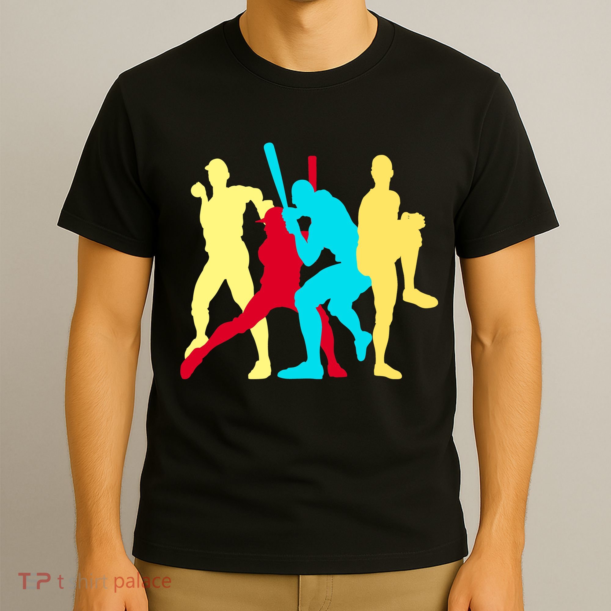 Retro Baseball Poses T-Shirt