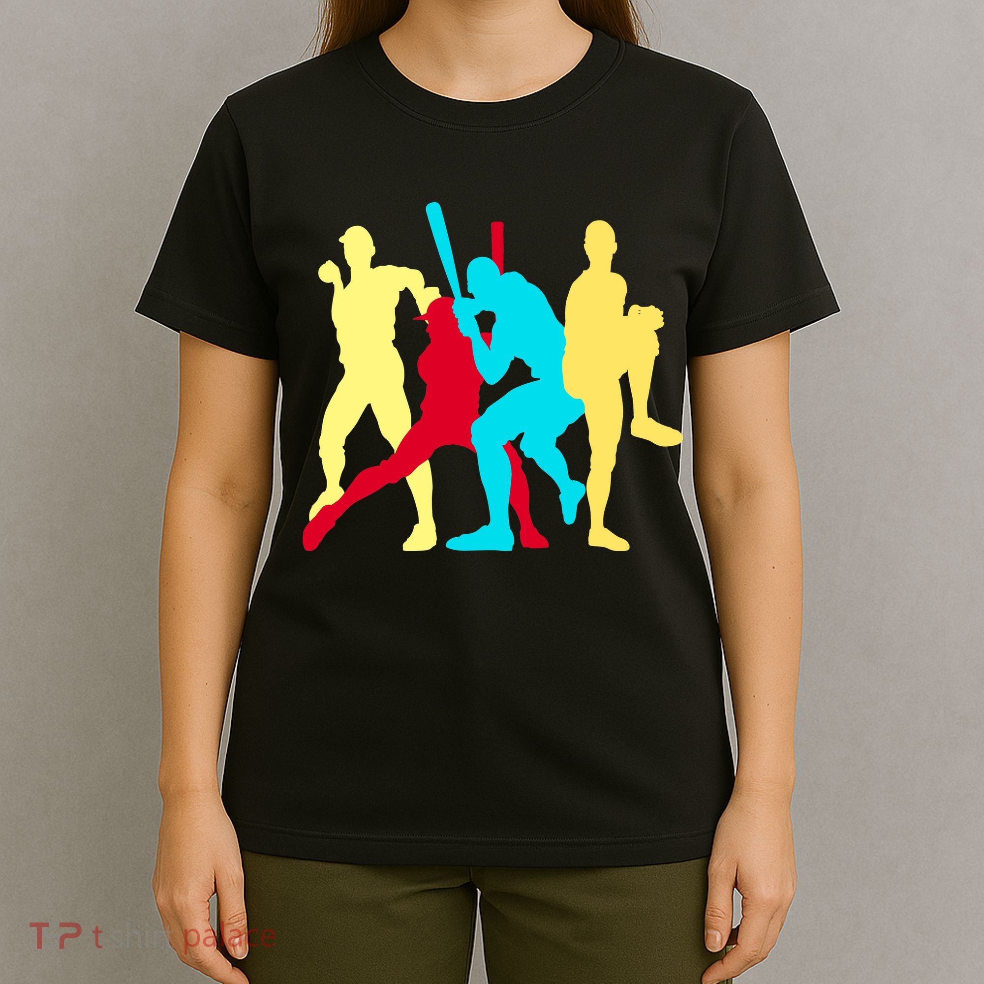 Retro Baseball Poses T-Shirt