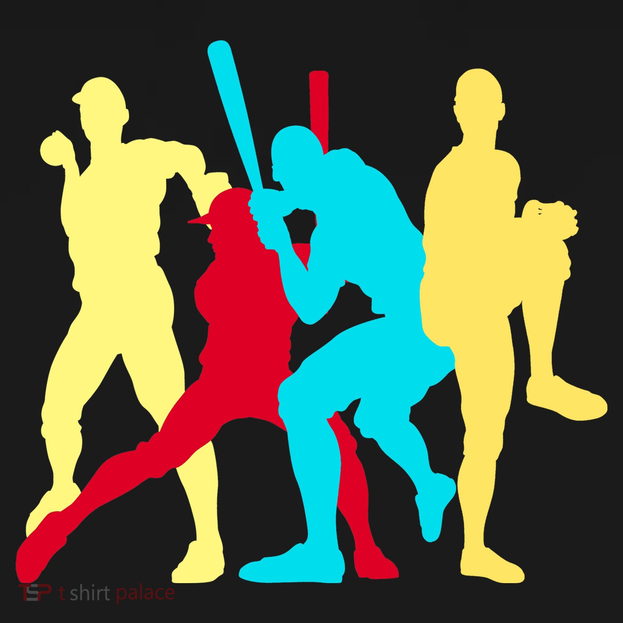Retro Baseball Poses Ornament