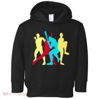 Retro Baseball Poses Toddler Hoodie thumb 0