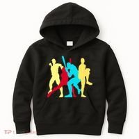 Retro Baseball Poses Kids Hoodie thumb 0