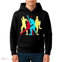 Retro Baseball Poses Kids Hoodie thumb 4