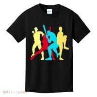 Retro Baseball Poses Kids T-Shirt thumb 0