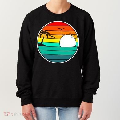 Retro Beach 80's Aesthetic  Women's Sweatshirt