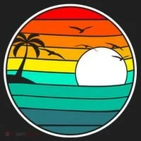 Retro Beach 80's Aesthetic  Women's Sweatshirt thumb 2