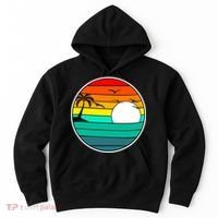 Retro Beach 80's Aesthetic  Hoodie thumb 0