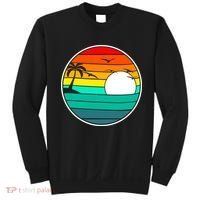 Retro Beach 80's Aesthetic  Sweatshirt thumb 0