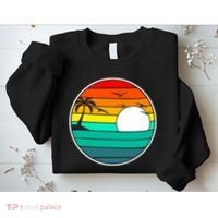 Retro Beach 80's Aesthetic  Sweatshirt thumb 2
