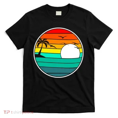 Retro Beach 80's Aesthetic  T-Shirt