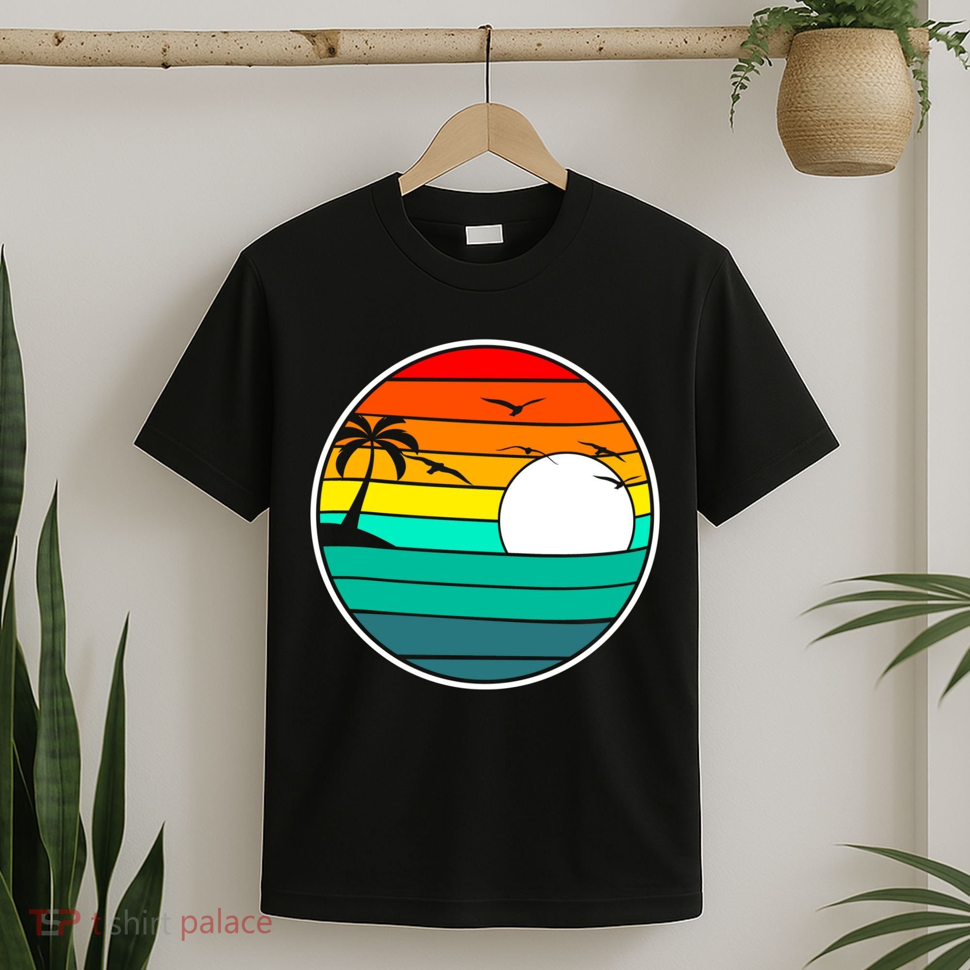 Retro Beach 80's Aesthetic  T-Shirt