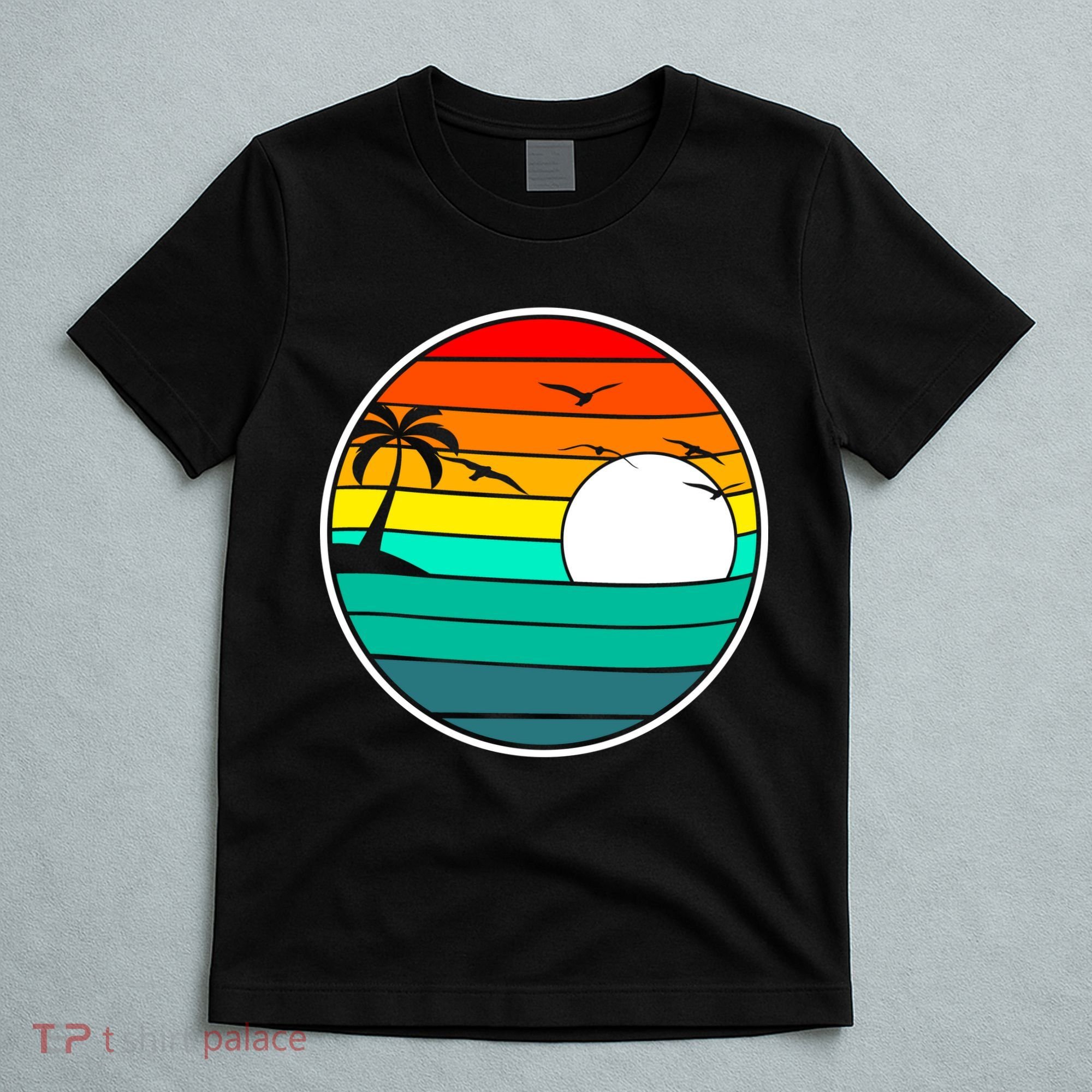 Retro Beach 80's Aesthetic  T-Shirt