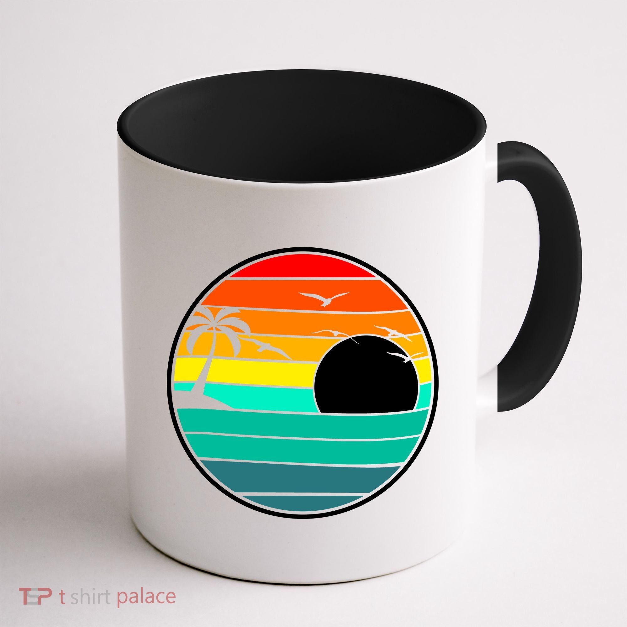 Retro Beach 80's Aesthetic  Coffee Mug