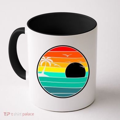 Retro Beach 80's Aesthetic  Coffee Mug