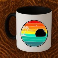 Retro Beach 80's Aesthetic  Coffee Mug thumb 2