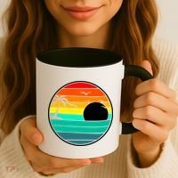 Retro Beach 80's Aesthetic  Coffee Mug thumb 3