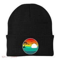 Retro Beach 80's Aesthetic  Beanie thumb 0