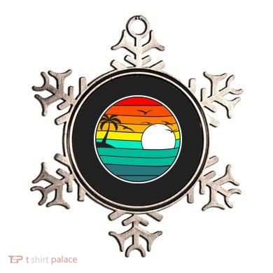 Retro Beach 80's Aesthetic  Ornament