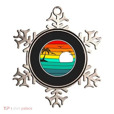 Retro Beach 80's Aesthetic  Ornament