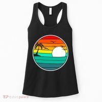 Retro Beach 80's Aesthetic  Women's Tank Top thumb 0