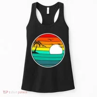 Retro Beach 80's Aesthetic  Women's Tank Top thumb 0