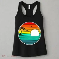 Retro Beach 80's Aesthetic  Women's Tank Top thumb 3