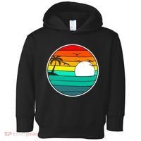 Retro Beach 80's Aesthetic  Toddler Hoodie thumb 0