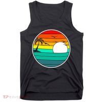 Retro Beach 80's Aesthetic  Tank Top thumb 0