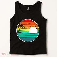 Retro Beach 80's Aesthetic  Tank Top thumb 2