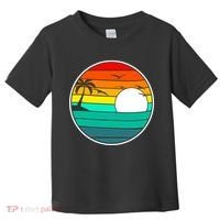 Retro Beach 80's Aesthetic  Toddler T-Shirt thumb 0