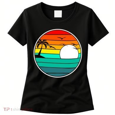 Retro Beach 80's Aesthetic  Women's T-Shirt