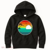 Retro Beach 80's Aesthetic  Kids Hoodie thumb 0