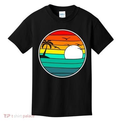 Retro Beach 80's Aesthetic  Kids T-Shirt