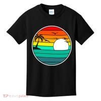 Retro Beach 80's Aesthetic  Kids T-Shirt thumb 0