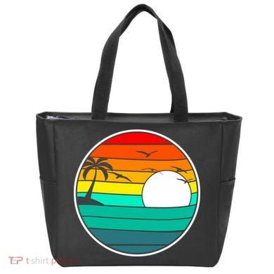 Retro Beach 80's Aesthetic  Tote Bag