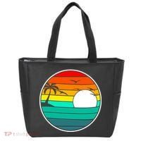 Retro Beach 80's Aesthetic  Tote Bag thumb 0