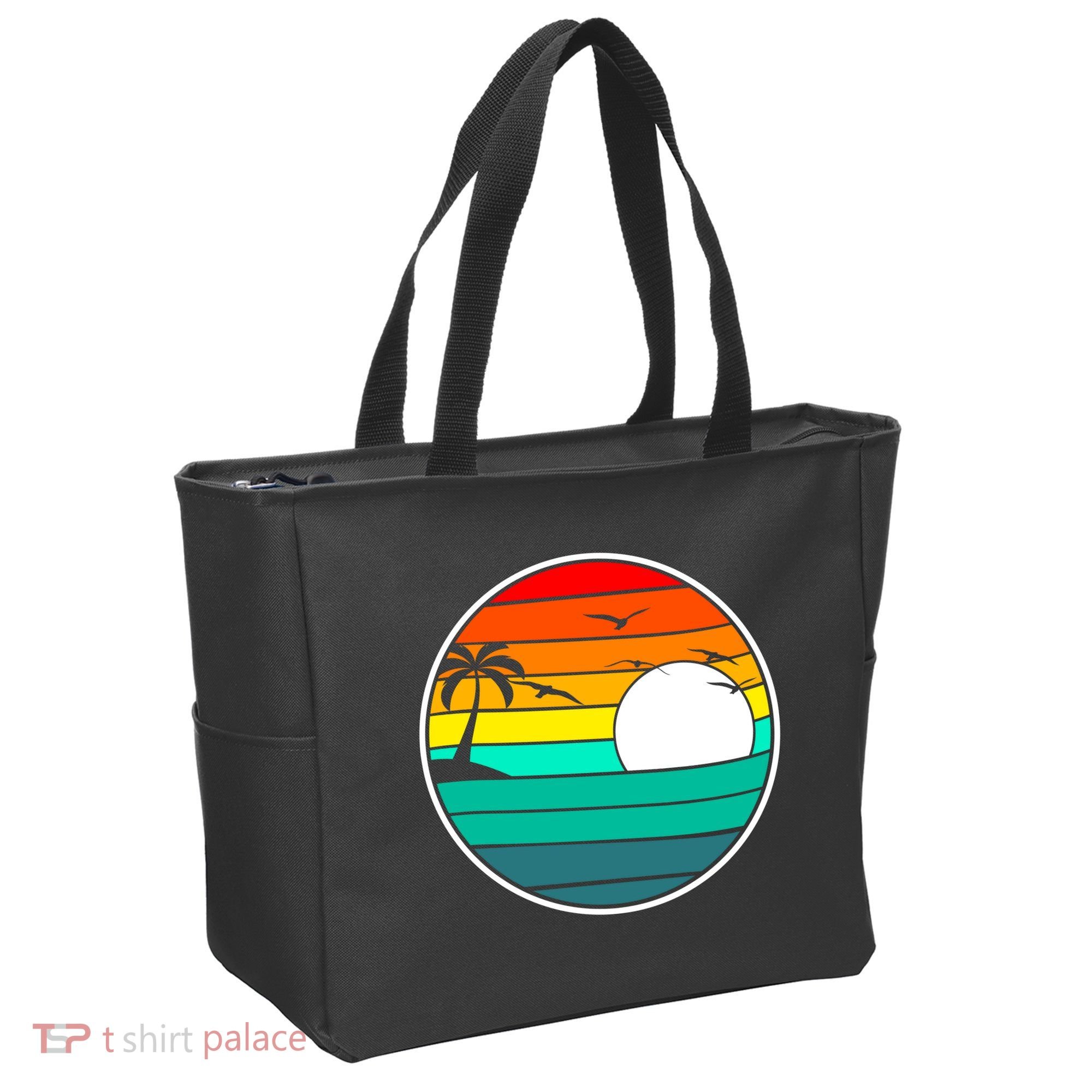 Retro Beach 80's Aesthetic  Tote Bag
