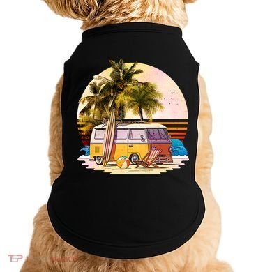 Retro Beach Hippie Van Doggie Tank