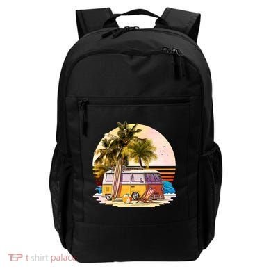 Retro Beach Hippie Van Backpack