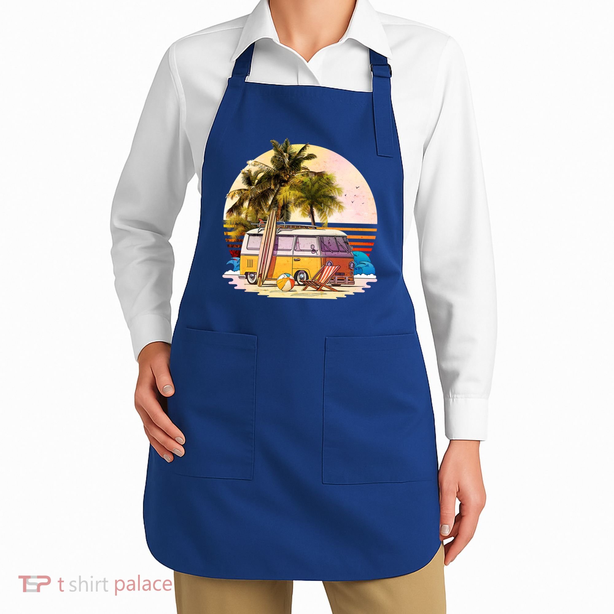 Retro Beach Hippie Van Apron