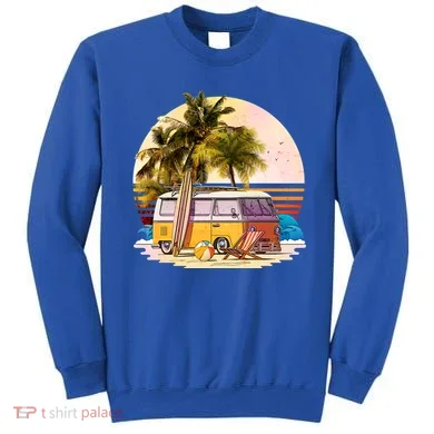 Retro Beach Hippie Van Sweatshirt