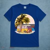 Retro Beach Hippie Van T-Shirt thumb 5