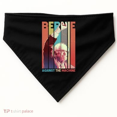 Retro Bernie Sanders Against The Machine USA-Made Doggie Bandana
