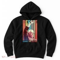 Retro Bernie Sanders Against The Machine Hoodie thumb 0