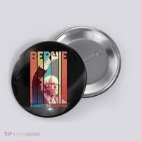 Retro Bernie Sanders Against The Machine Button thumb 0