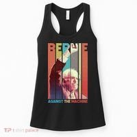 Retro Bernie Sanders Against The Machine Women's Tank Top thumb 0