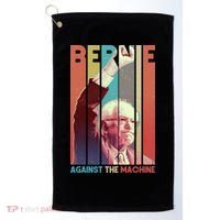 Retro Bernie Sanders Against The Machine Golf Towel thumb 0