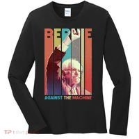 Retro Bernie Sanders Against The Machine Women's Long Sleeve Shirt thumb 0