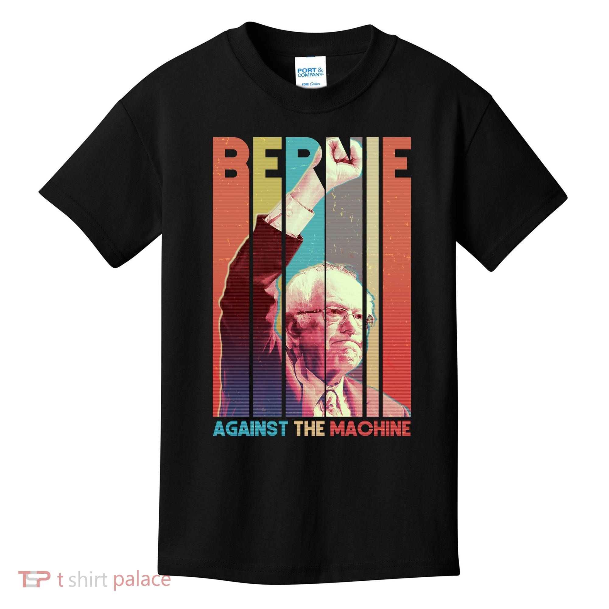 Retro Bernie Sanders Against The Machine Kids T-Shirt