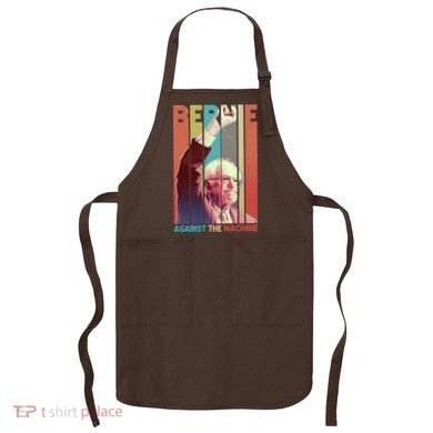 Retro Bernie Sanders Against The Machine Apron